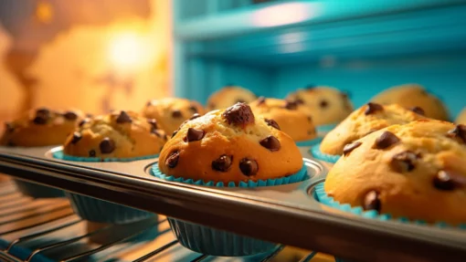 Banana Chocolate Chip Muffins Bake