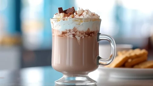 Creamy Homemade Hot Chocolate Beverage